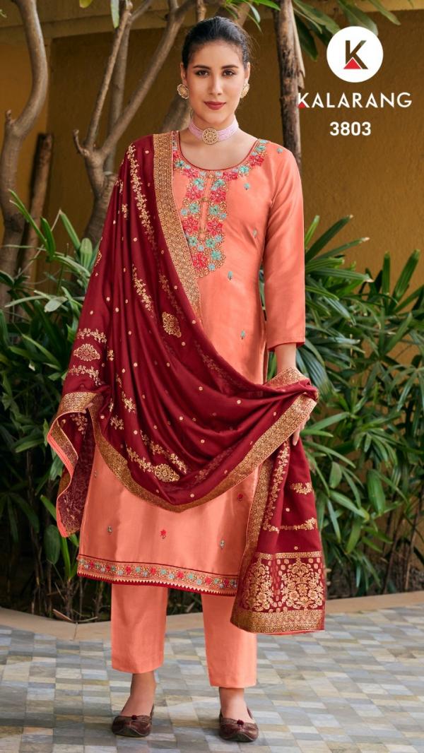 Kalarang Saveri Silk Designer Suits Collection